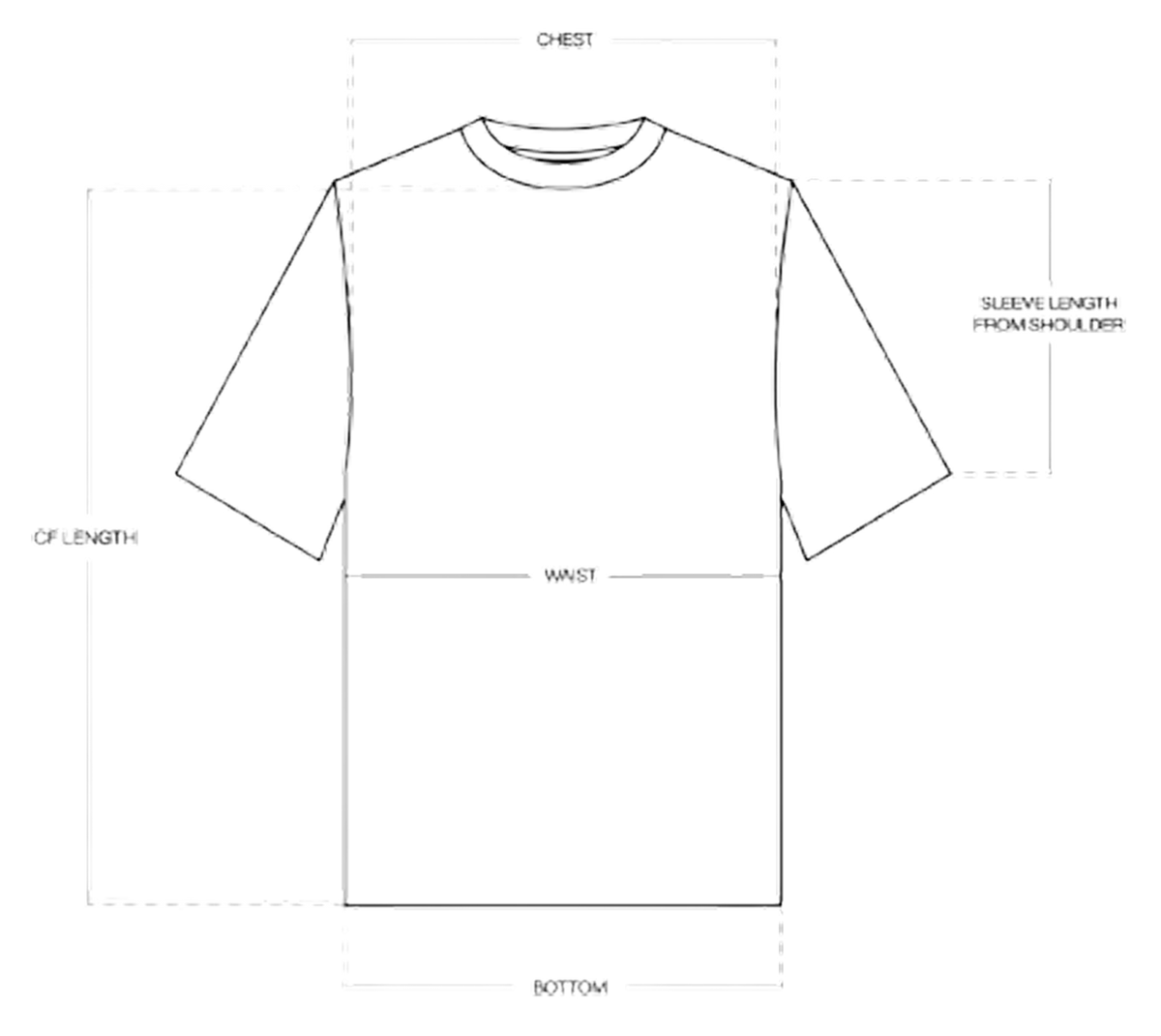 Size Chart Illustration Large